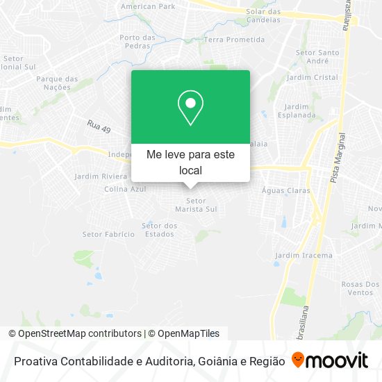 Proativa Contabilidade e Auditoria mapa