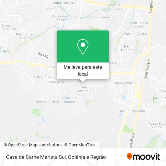 Casa de Carne Marista Sul mapa