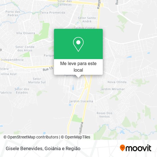 Gisele Benevides mapa
