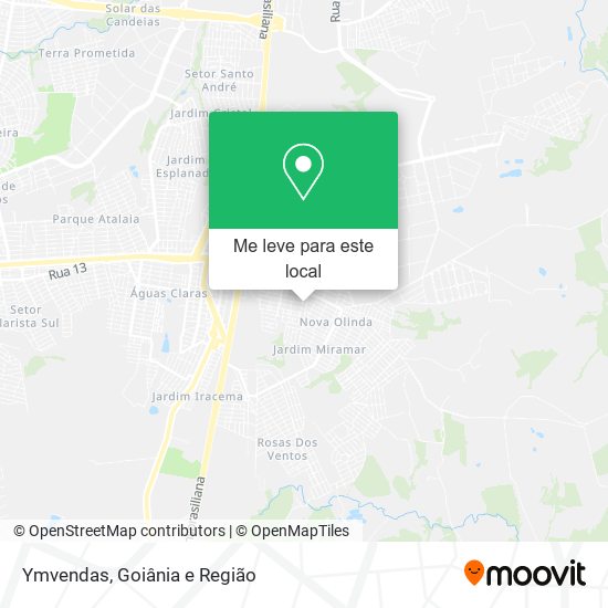 Ymvendas mapa