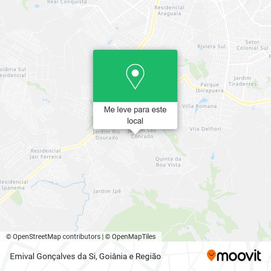 Emival Gonçalves da Si mapa