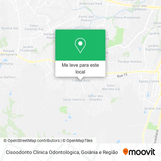 Cisoodonto Clinica Odontológica mapa