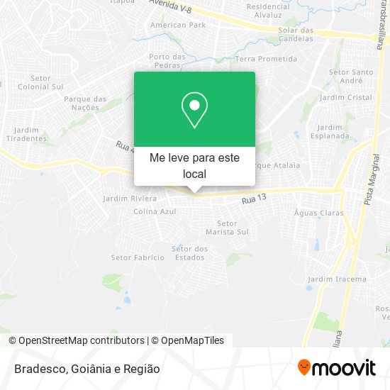 Bradesco mapa