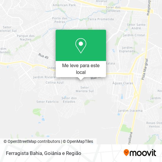 Ferragista Bahia mapa
