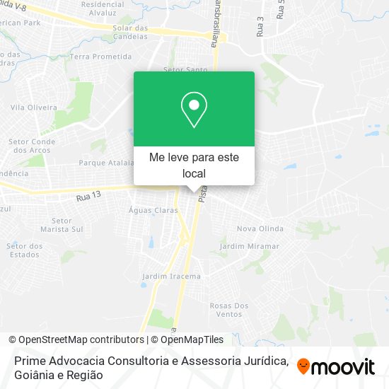 Prime Advocacia Consultoria e Assessoria Jurídica mapa