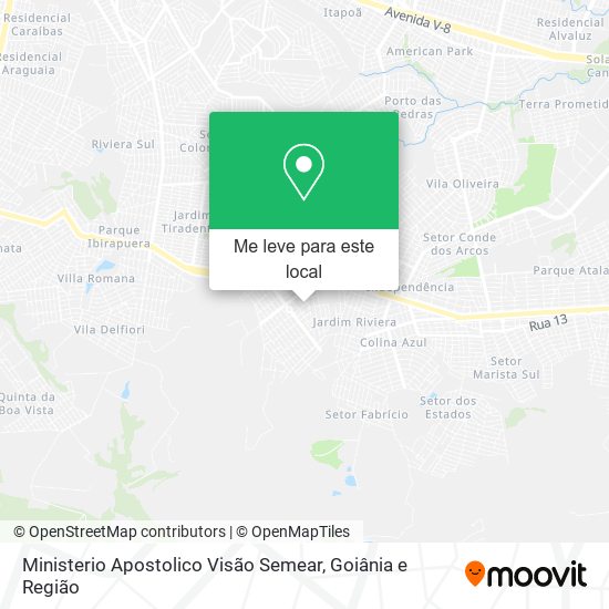 Ministerio Apostolico Visão Semear mapa