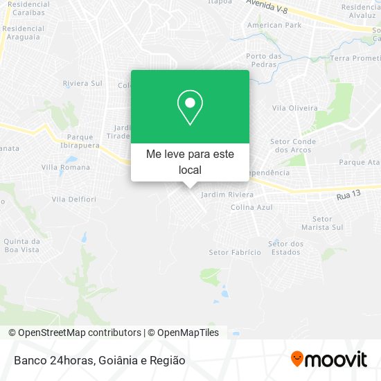 Banco 24horas mapa