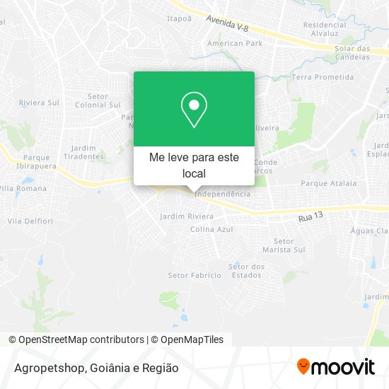 Agropetshop mapa