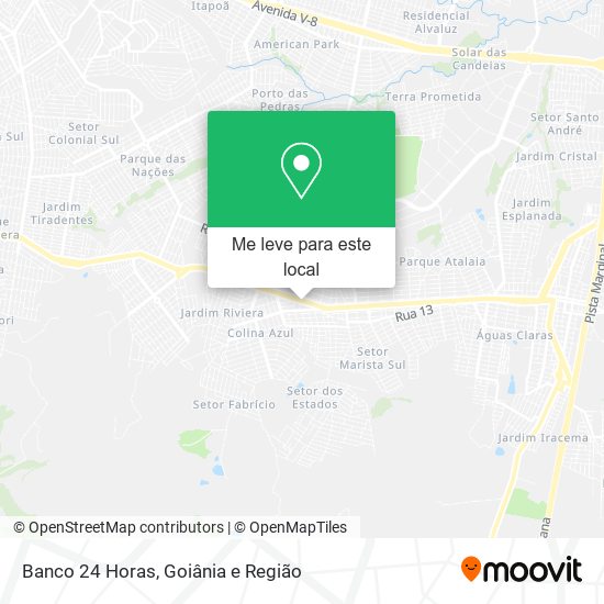 Banco 24 Horas mapa