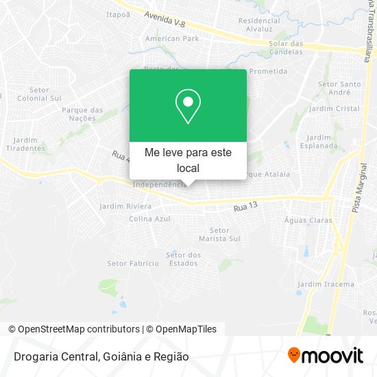 Drogaria Central mapa
