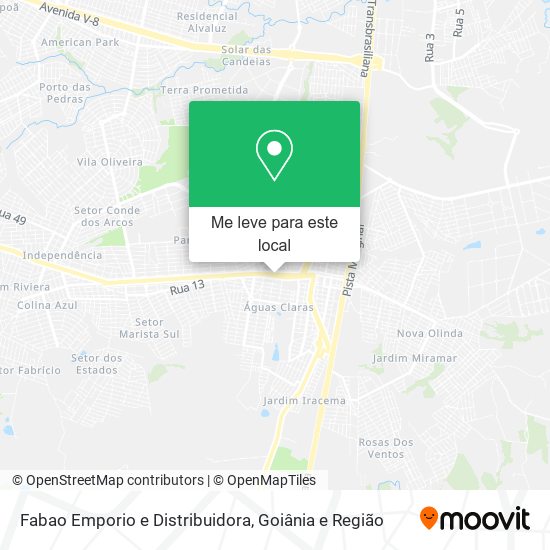 Fabao Emporio e Distribuidora mapa