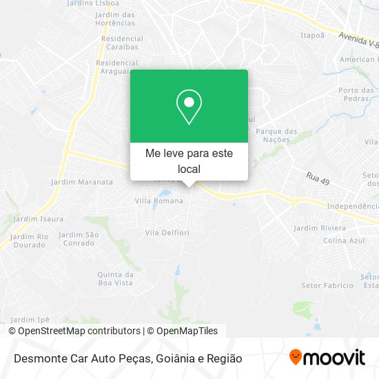 Desmonte Car Auto Peças mapa