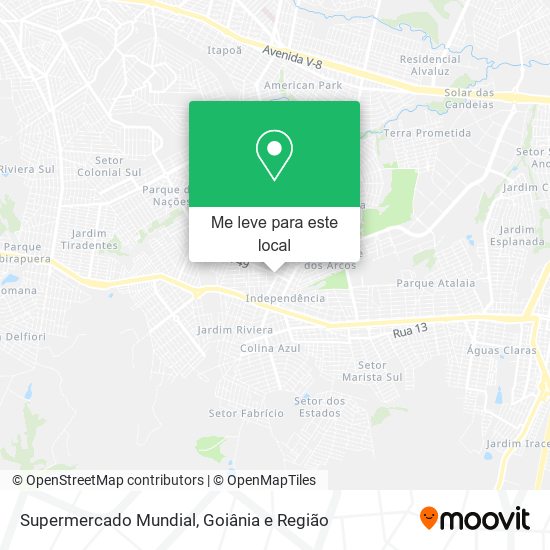 Supermercado Mundial mapa