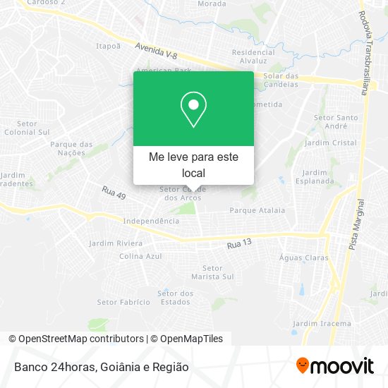 Banco 24horas mapa
