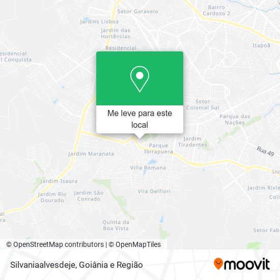 Silvaniaalvesdeje mapa