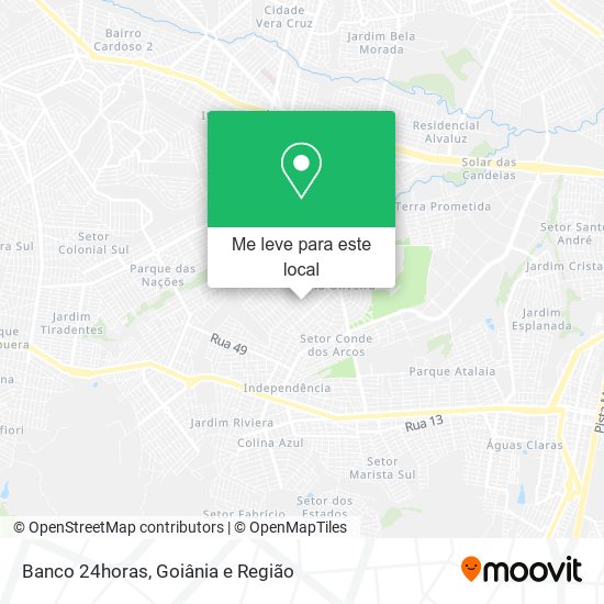 Banco 24horas mapa