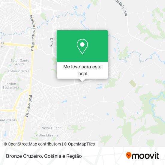 Bronze Cruzeiro mapa