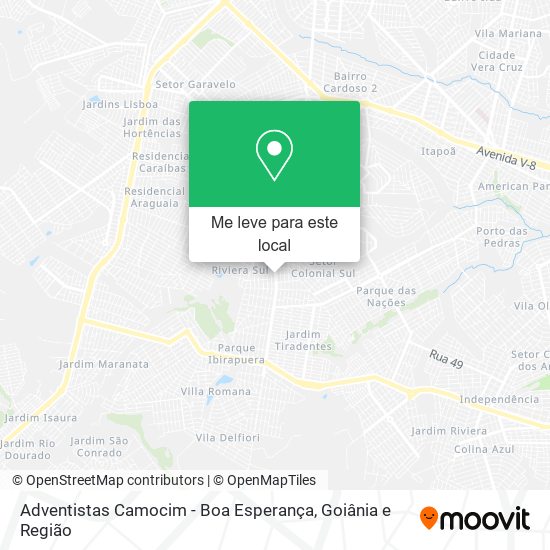 Adventistas Camocim - Boa Esperança mapa