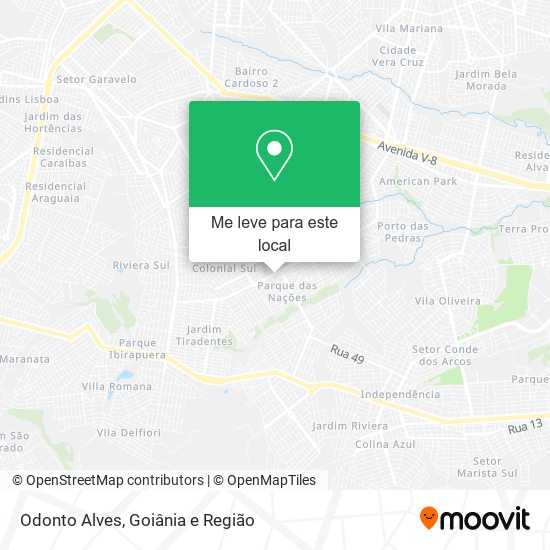 Odonto Alves mapa