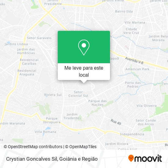 Crystian Goncalves Sil mapa
