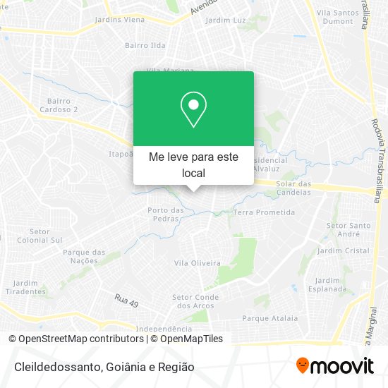 Cleildedossanto mapa