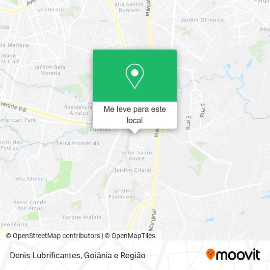 Denis Lubrificantes mapa