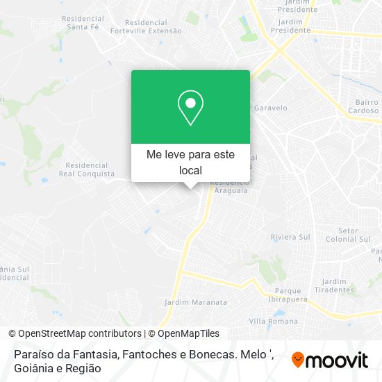Paraíso da Fantasia, Fantoches e Bonecas. Melo ' mapa