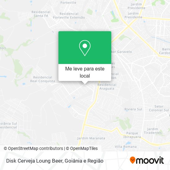 Disk Cerveja Loung Beer mapa