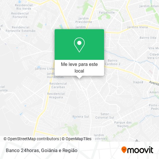 Banco 24horas mapa