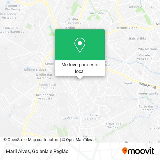 Marli Alves mapa