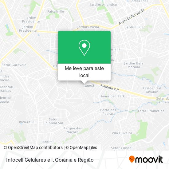 Infocell Celulares e I mapa
