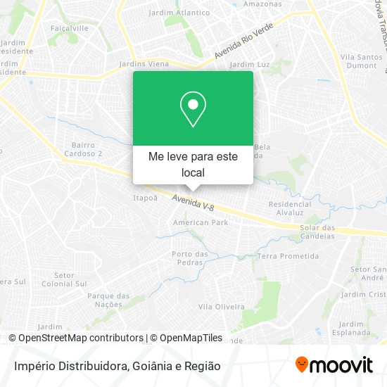 Império Distribuidora mapa