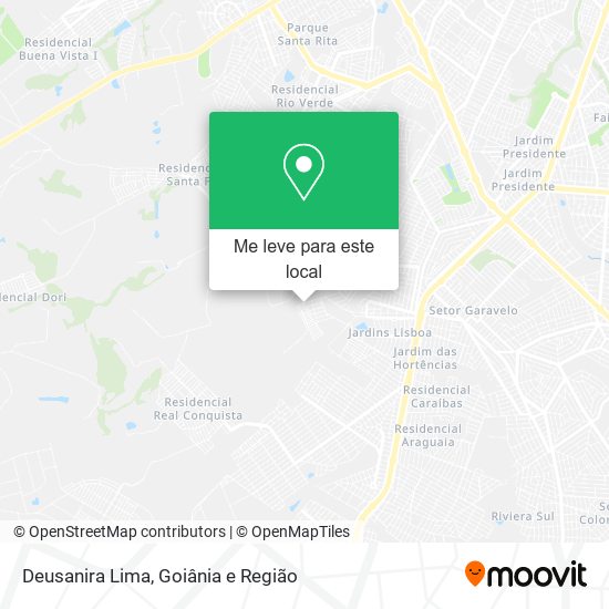 Deusanira Lima mapa