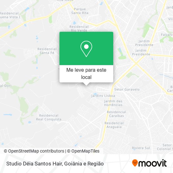 Studio Déia Santos Hair mapa