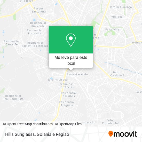 Hills Sunglasss mapa