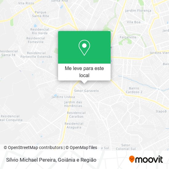 Sílvio Michael Pereira mapa