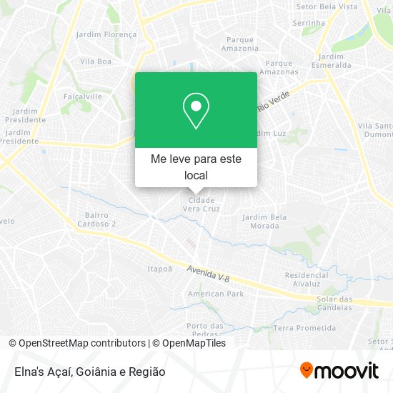 Elna's Açaí mapa
