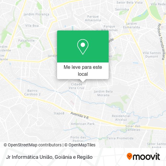 Jr Informática União mapa