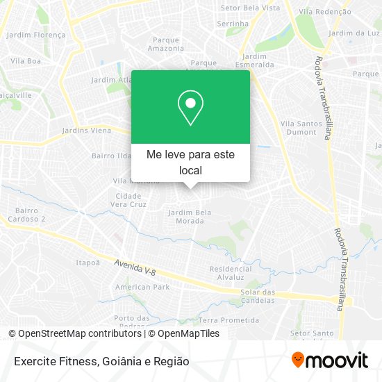 Exercite Fitness mapa