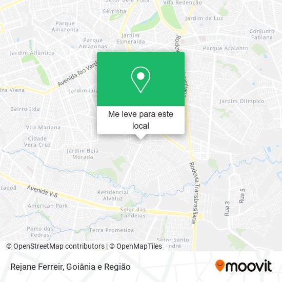Rejane Ferreir mapa