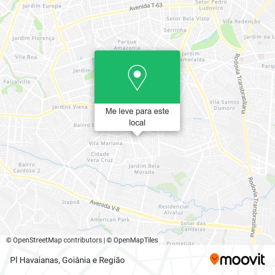 Pl Havaianas mapa