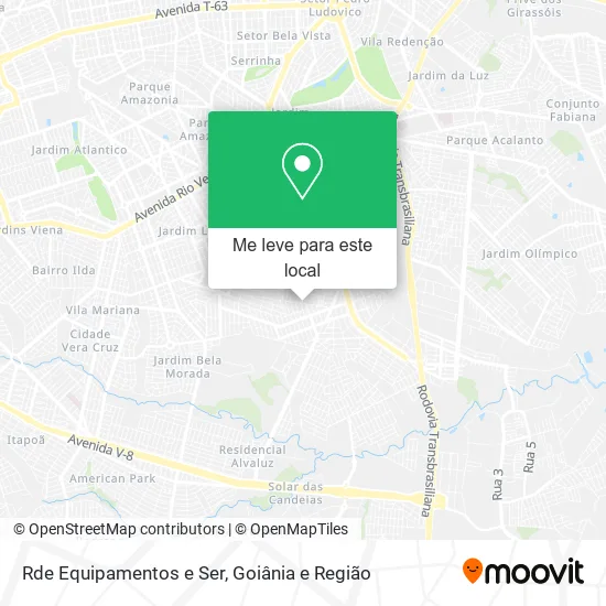 Rde Equipamentos e Ser mapa