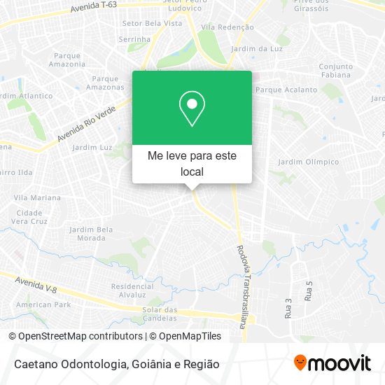 Caetano Odontologia mapa