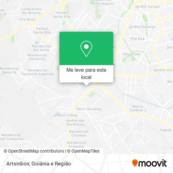Artsinbox mapa