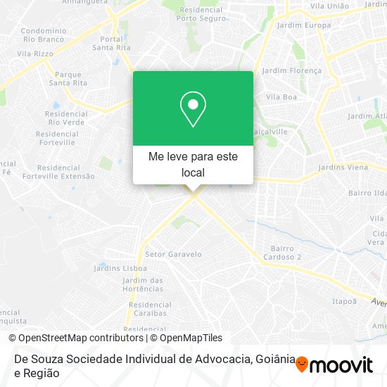 De Souza Sociedade Individual de Advocacia mapa