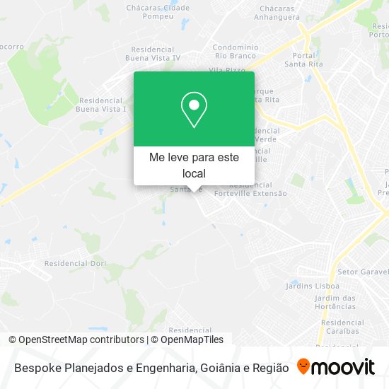 Bespoke Planejados e Engenharia mapa
