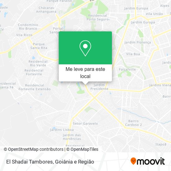 El Shadai Tambores mapa