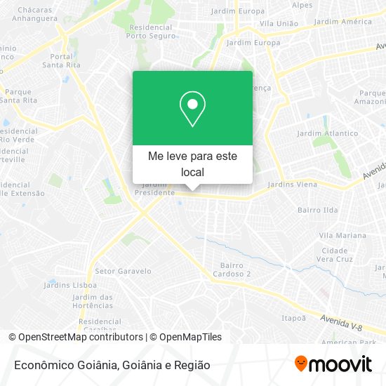 Econômico Goiânia mapa