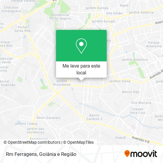 Rm Ferragens mapa