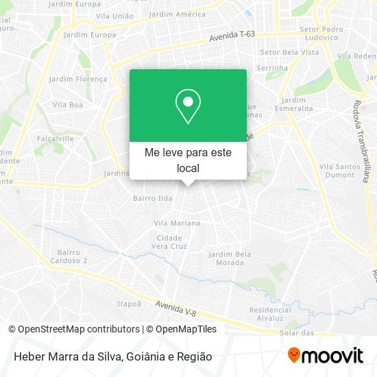 Heber Marra da Silva mapa